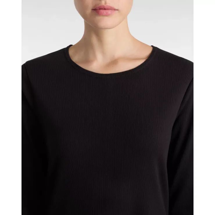 VANS Drew Rib LS Dress Black