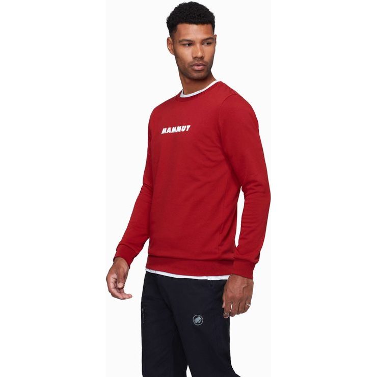 MAMMUT Core ML Crew Neck Men Logo dark mammut red