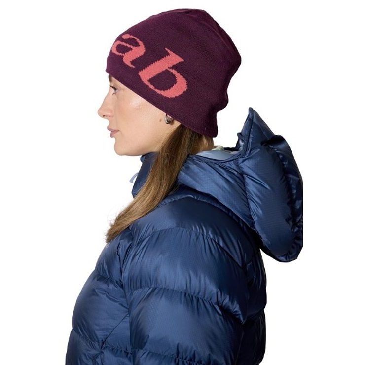 RAB Logo Beanie mulberry/hibiscus