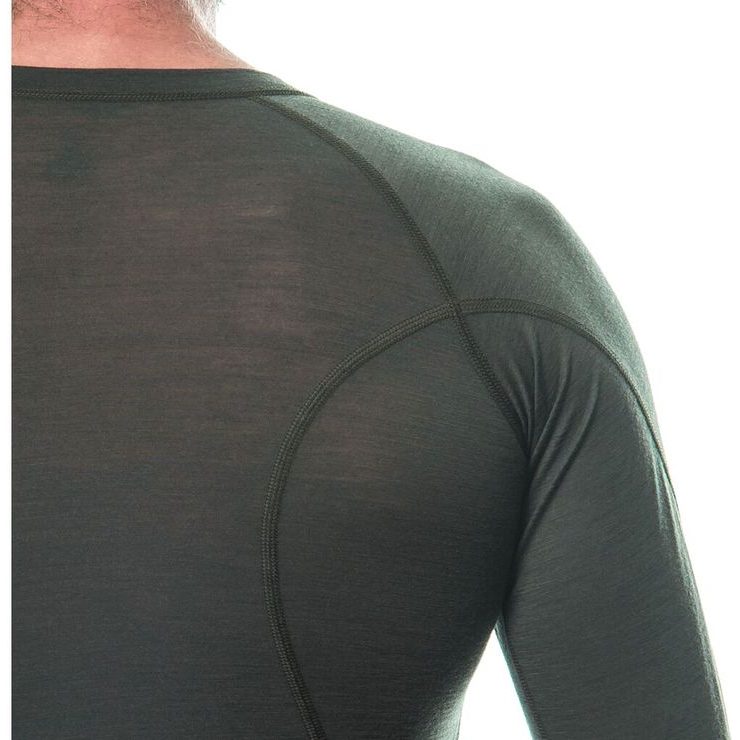 SENSOR MERINO AIR pánské triko dl.rukáv olive green
