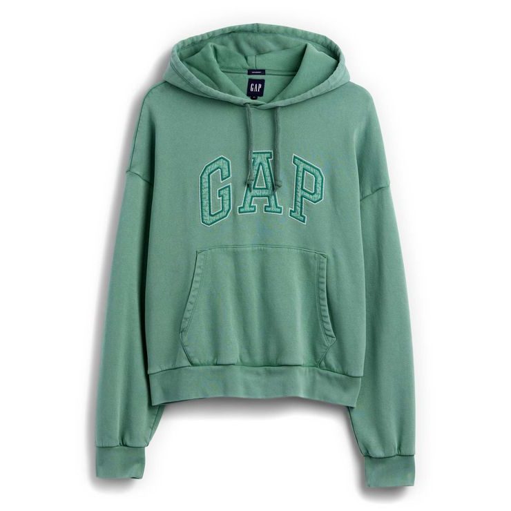 GAP 887090-01 Oversize mikina s logem VintageSoft Zelená