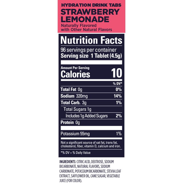 GU Hydration Drink Tabs 54 g Strawberry Lemonade