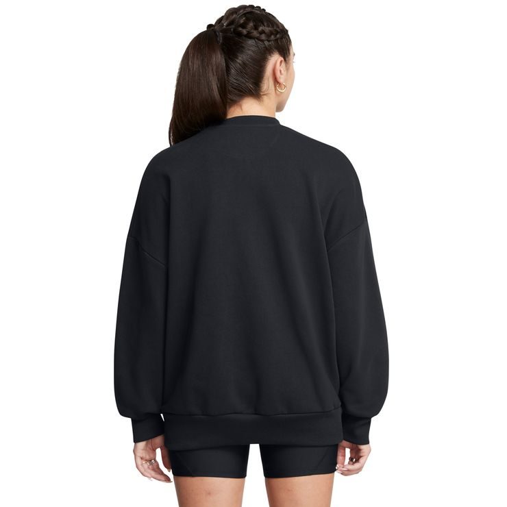 UNDER ARMOUR UA Icon HWT Terry OS Crew-BLK