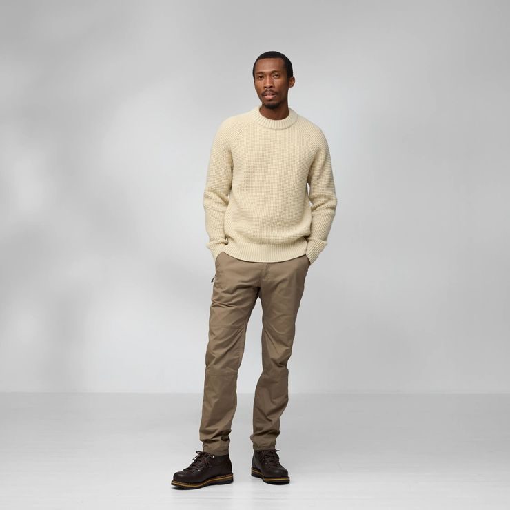 FJÄLLRÄVEN Övik Waffle Knit M, Grey