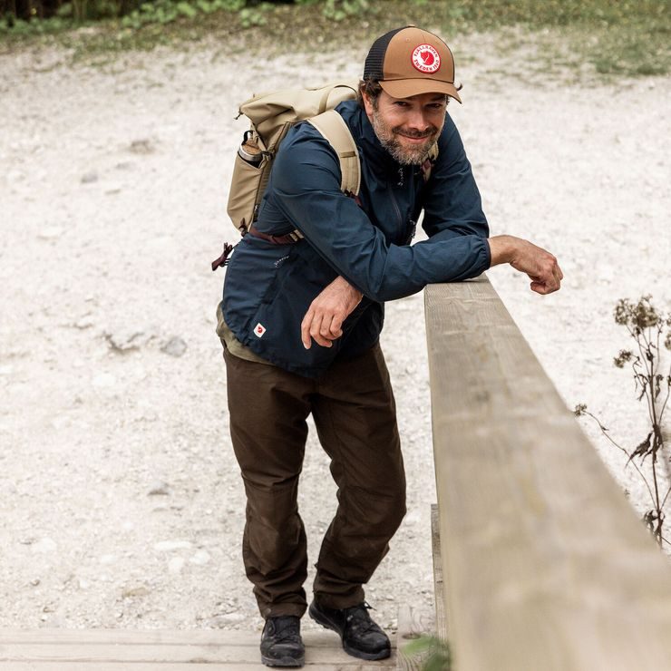 FJÄLLRÄVEN HC Hybrid Wind Jacket M Green