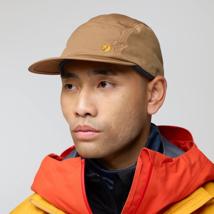 FJÄLLRÄVEN Bergtagen Mountain Cap Mustard Yellow-Dark Navy