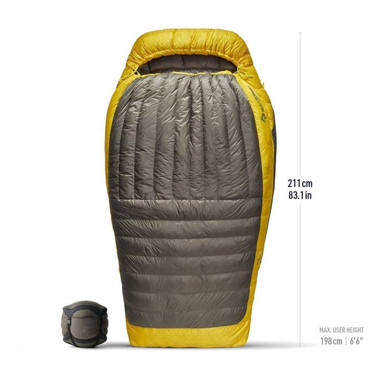 SEA TO SUMMIT Spark -9C Down Sleeping Bag Double, Beluga Black