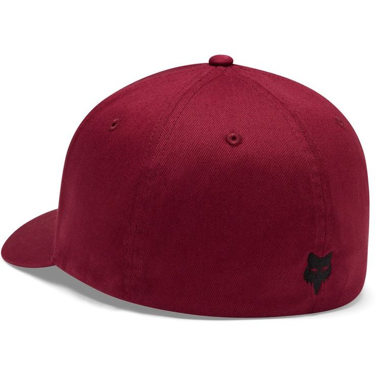 FOX Badge Flexfit Hat Cabernet