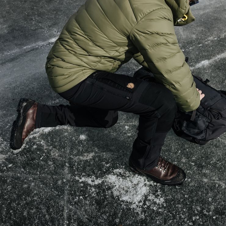 FJÄLLRÄVEN Keb Agile Winter Trousers M Dark Navy