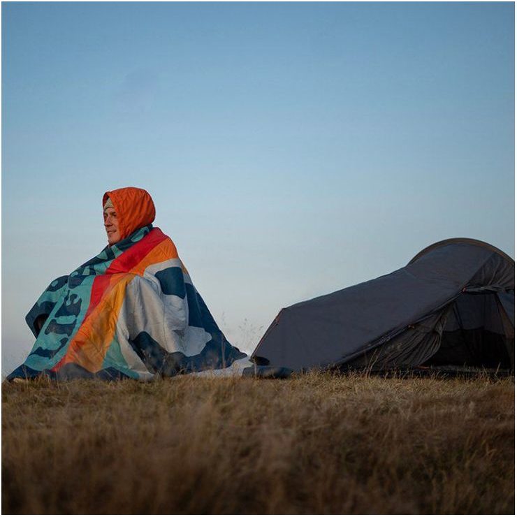 LIFEVENTURE Sundown Blanket Lined Retro