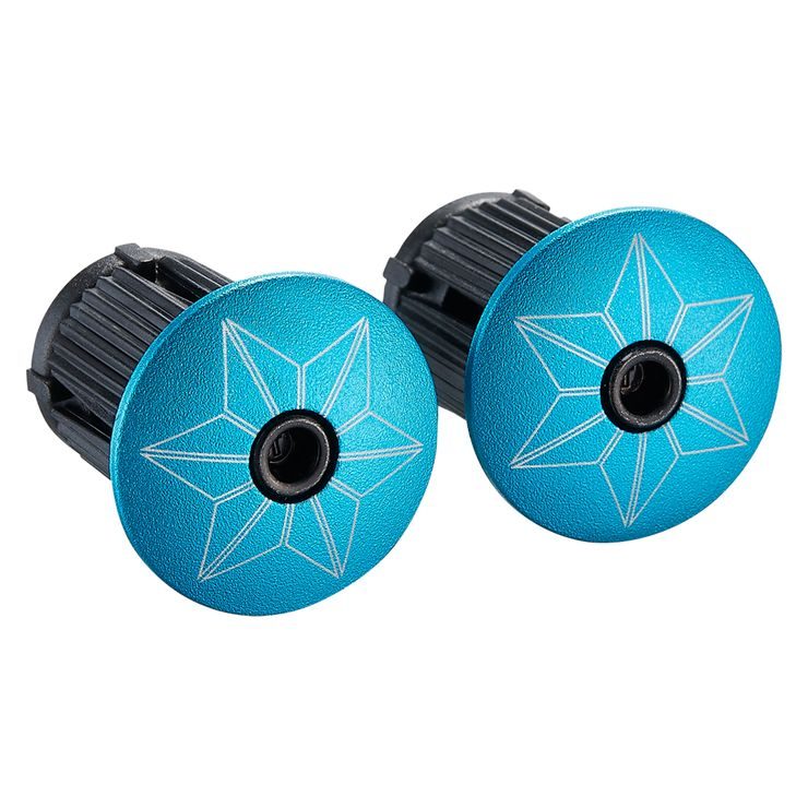 SUPACAZ Super Sticky Kush - Star Fade - Neon Blue Star Fade w/ Ano Blue Plugs