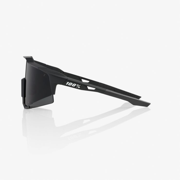 100% SPEEDCRAFT, Soft Tact Black - Smoke Lens