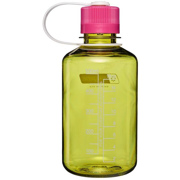 NALGENE NARROW-MOUTH SUSTAIN 500 ml, Endive w/Fuchsia Purple