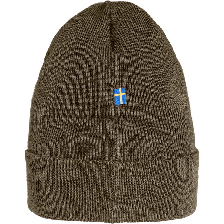 FJÄLLRÄVEN Classic Knit Hat, Dark Olive