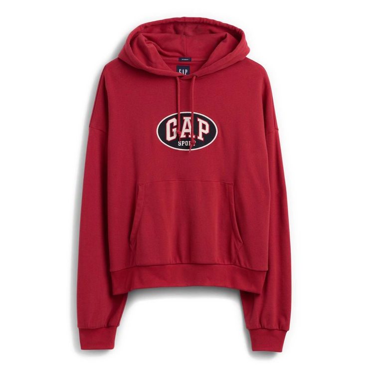 GAP 887935-02 Oversize mikina s logem VintageSoft Červená