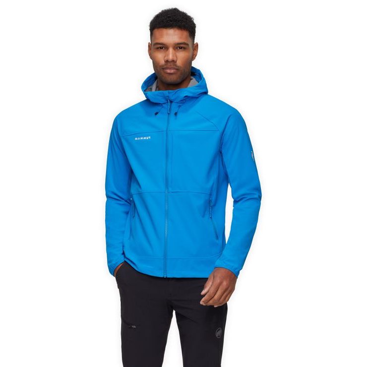 MAMMUT Ultimate Comfort SO Hooded Jacket Men glacier blue