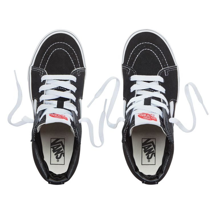 VANS KIDS SK8-HI SHOES (4-8 roků), Black-True White