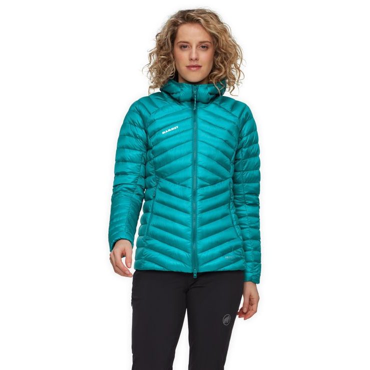MAMMUT Broad Peak IN Hooded Jacket Women, deep teal-black