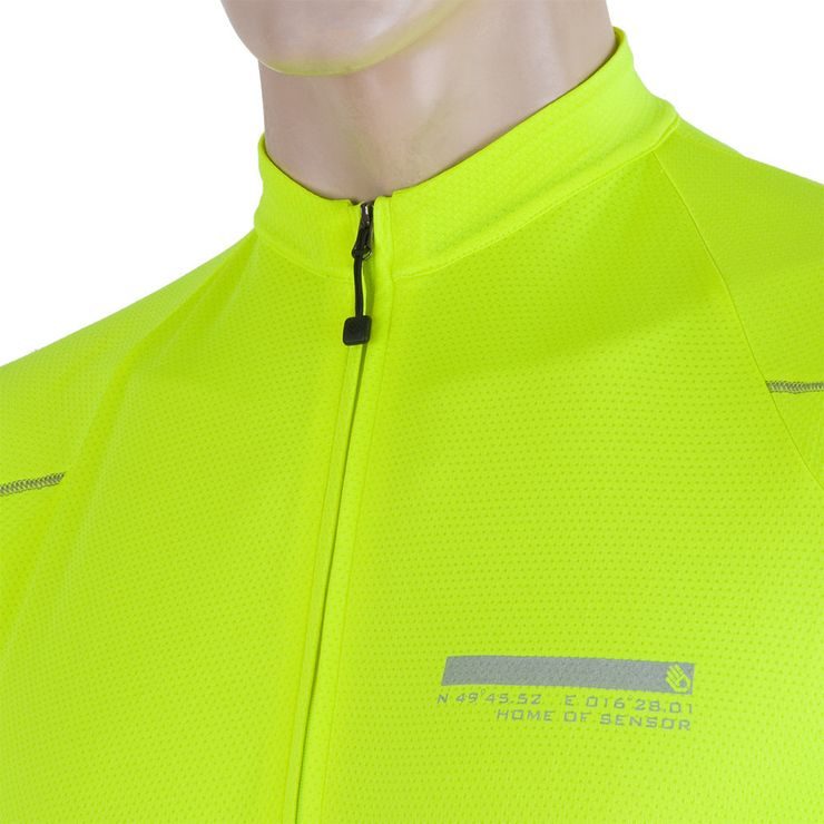 SENSOR CYKLO ENTRY pánský dres kr.ruk., žlutá reflex