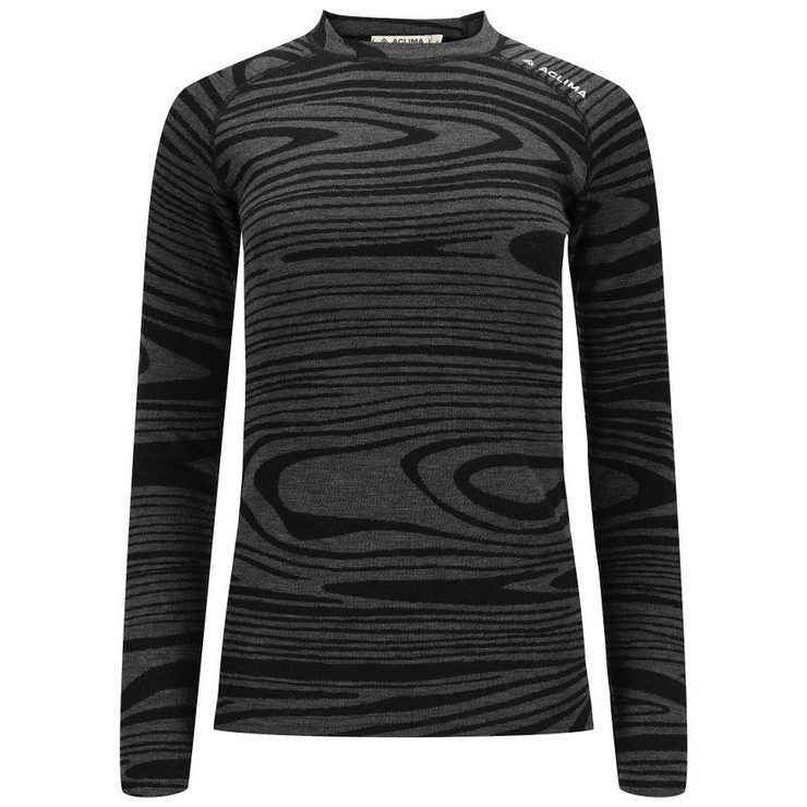 ACLIMA WarmWool Motion Crewneck W's Black Motion
