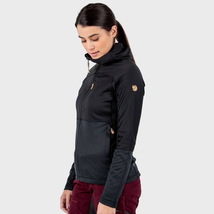 FJÄLLRÄVEN Abisko Trail Fleece W Deep Forest