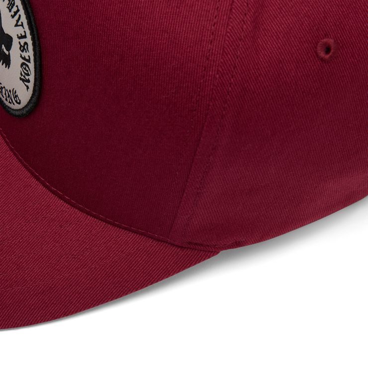FOX Badge Flexfit Hat Cabernet