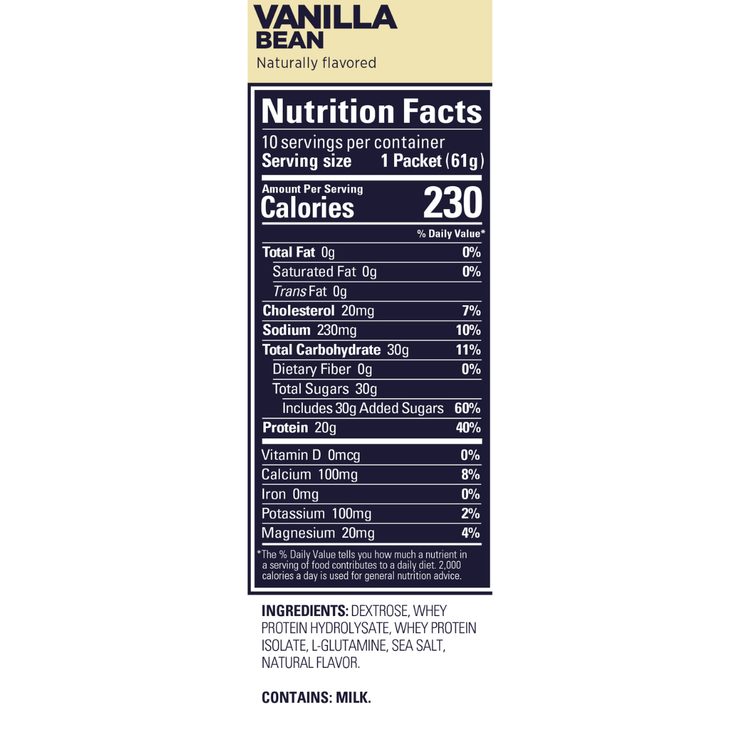 GU Roctane Recovery Drink Mix 61 g Vanilla Bean