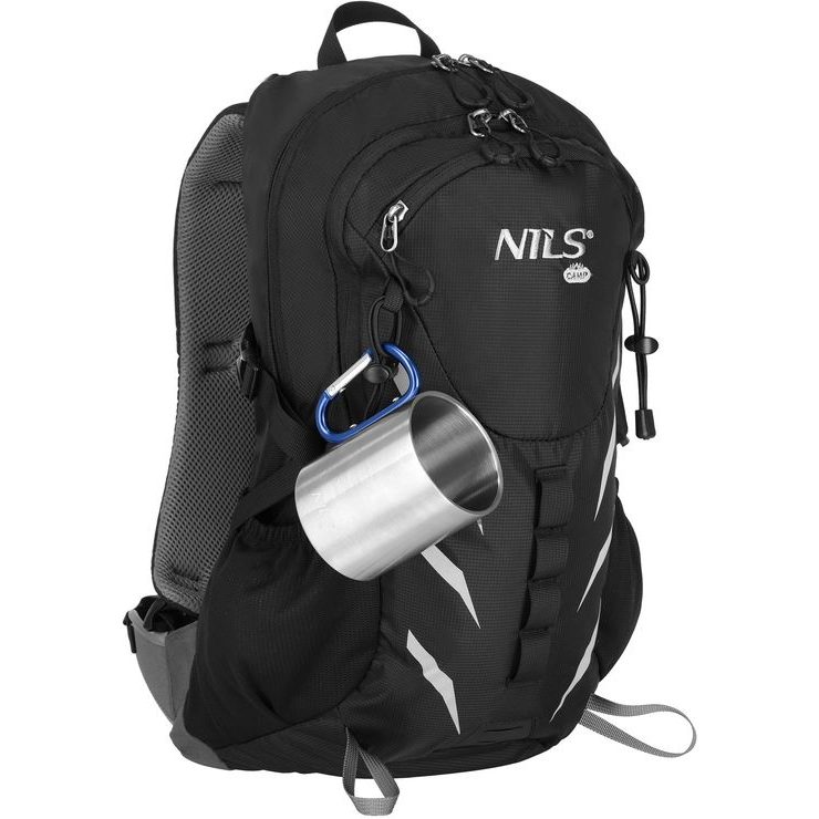 NILS Camp NC17110 s karabinou 300ml modrý