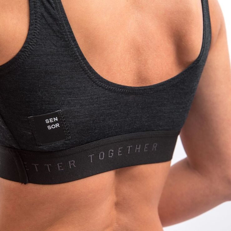 SENSOR MERINO CORDURA dámská podprsenka černá