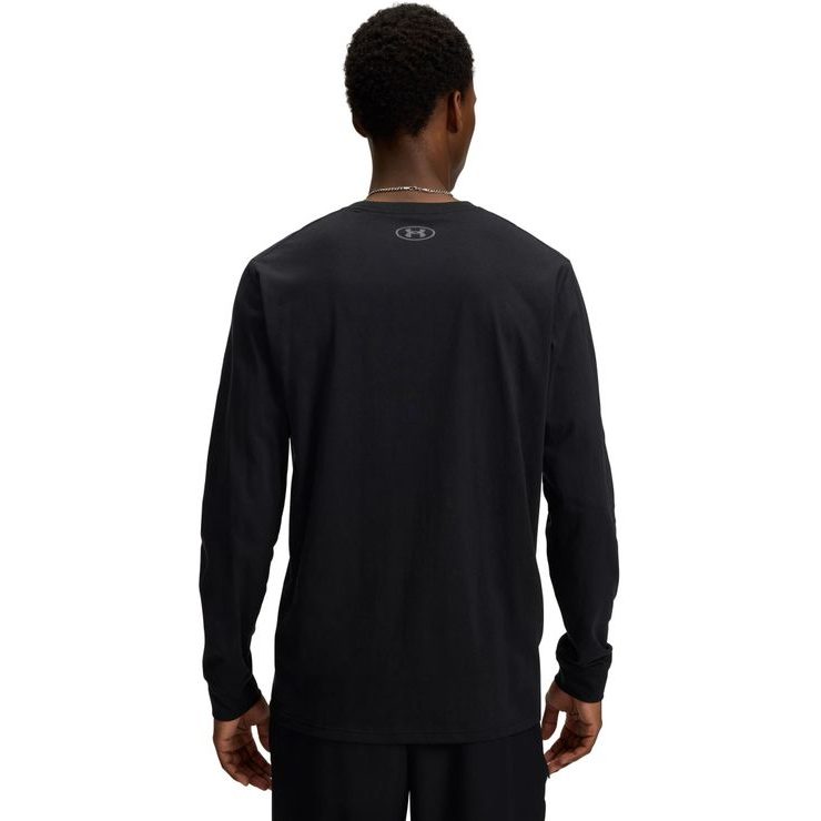 UNDER ARMOUR UA SPORTSTYLE LEFT CHEST LS-BLK