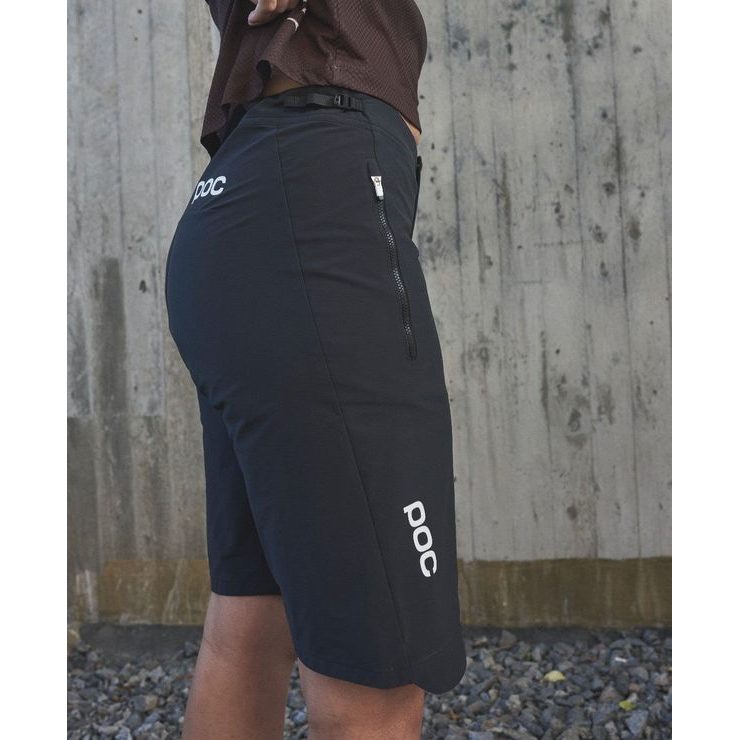 POC W's Essential Enduro Shorts, Uranium Black