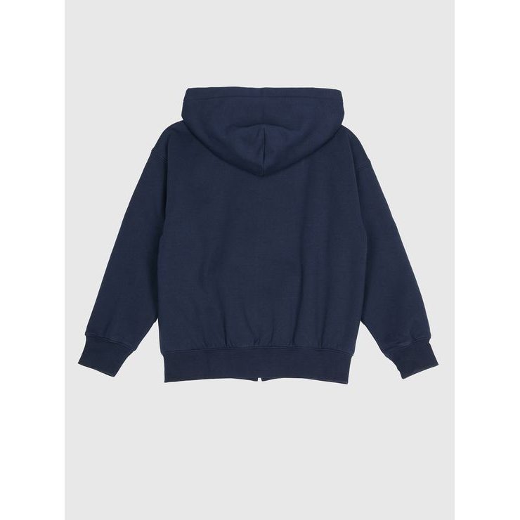 GAP 835289-01 Dětská zateplená sherpa mikina Tmavě modrá