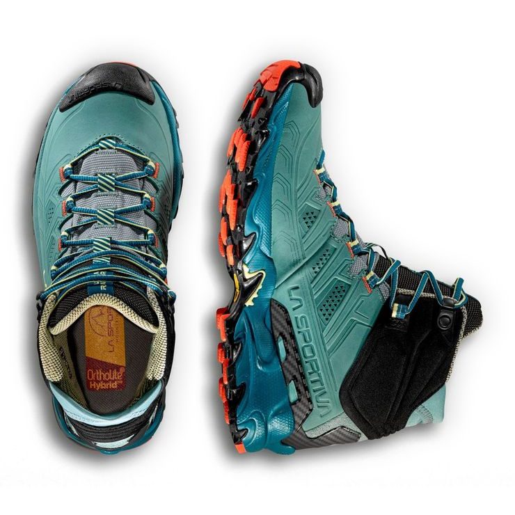 LA SPORTIVA Ultra Raptor II Mid Leather Woman GTX, Juniper/Carbon