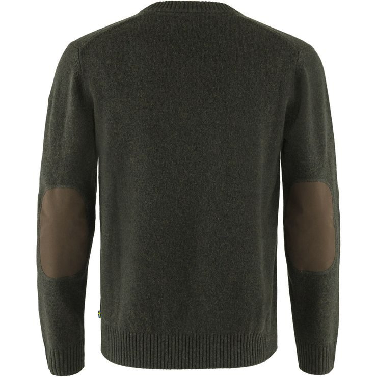 FJÄLLRÄVEN Övik Round-neck Sweater M Dark Olive