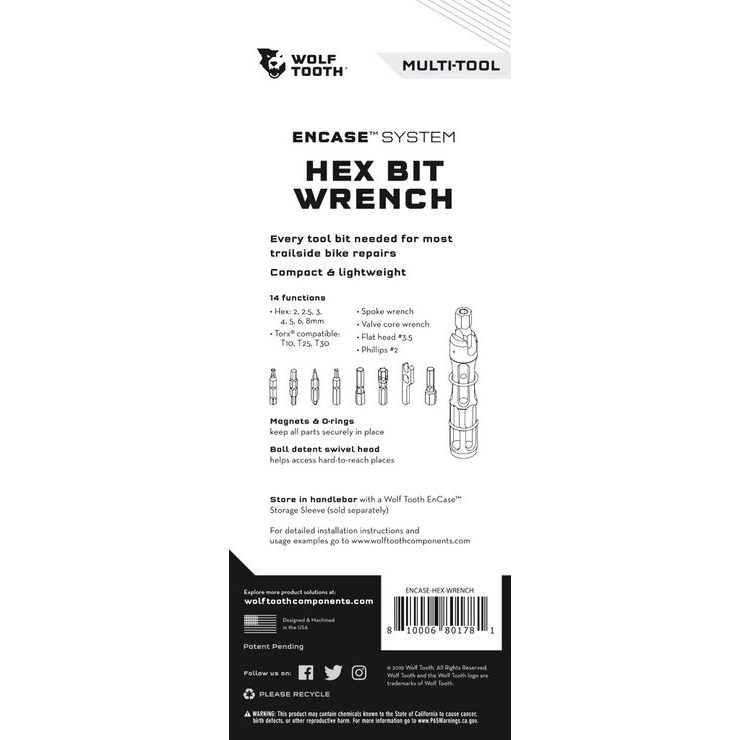 WOLF TOOTH ENCASE SYSTEM BAR KIT ONE