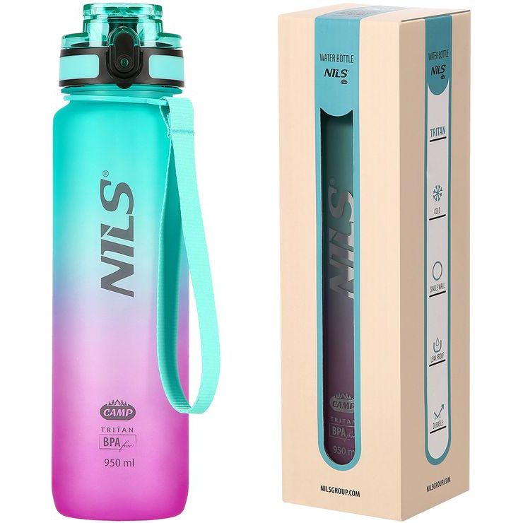 NILS Camp NCD04 950 ml zeleno-růžová