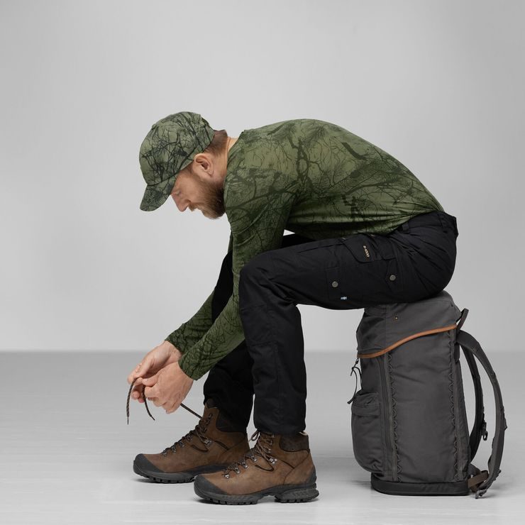 FJÄLLRÄVEN Värmland Wool LS M, Green Camo