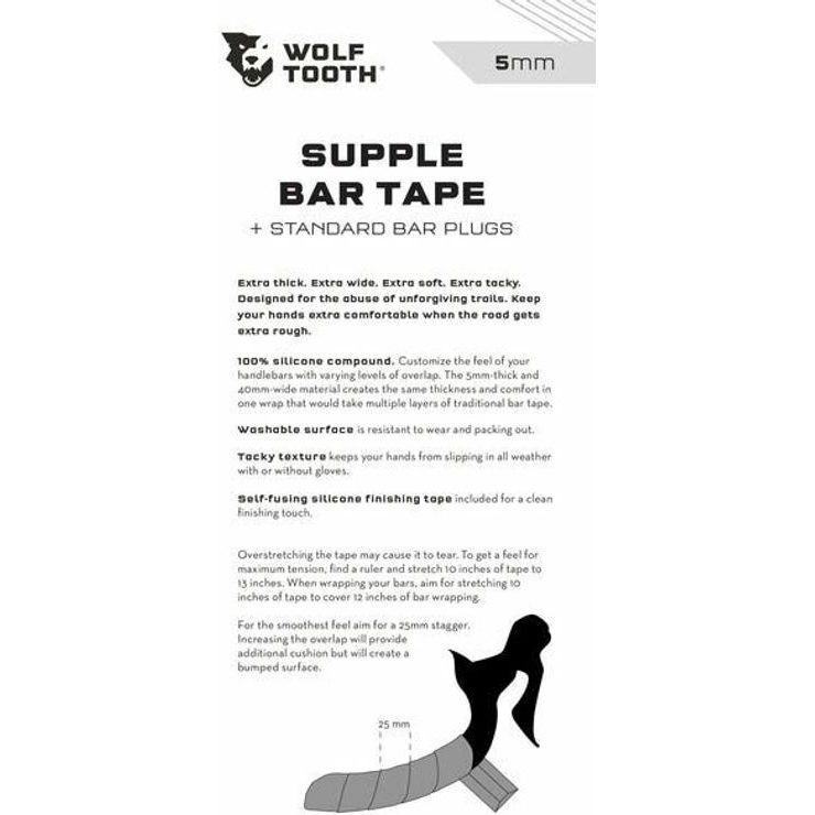 WOLF TOOTH SUPPLE TAPE black