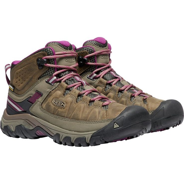 KEEN TARGHEE III MID WP W weiss/boysenberry