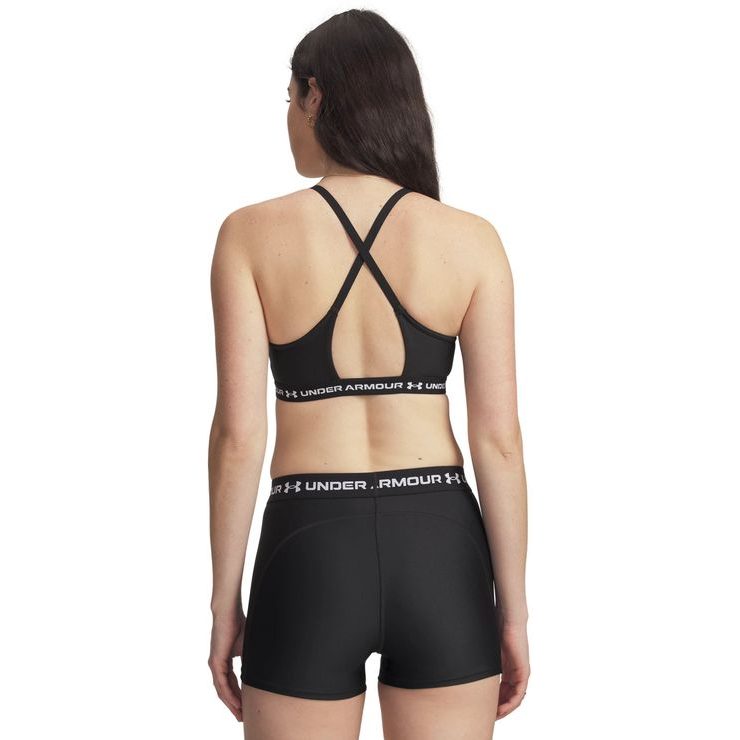 UNDER ARMOUR Crossback Low Bra-BLK