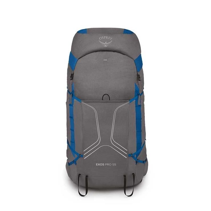 OSPREY EXOS PRO 55, dale grey/agam blue