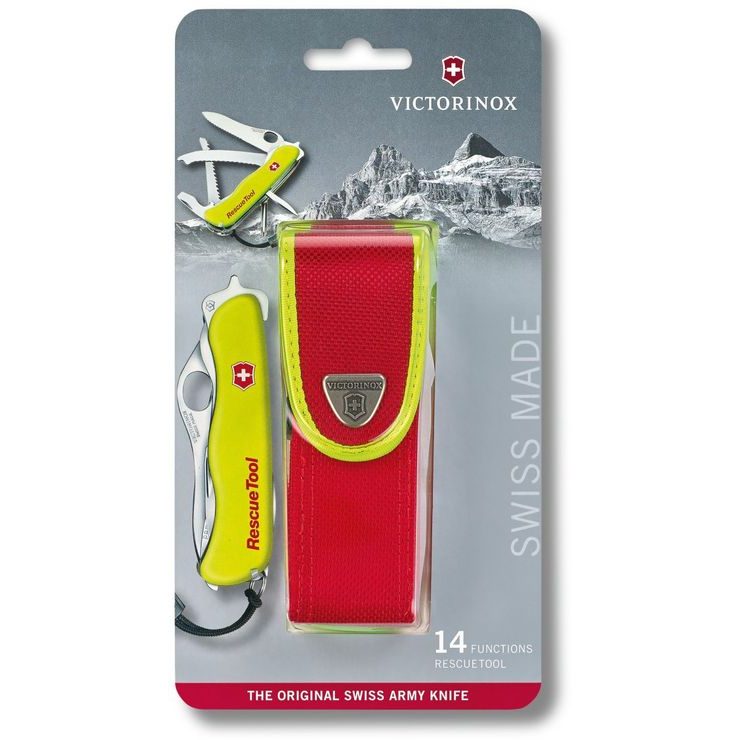 VICTORINOX RESCUE TOOL MW, 111 mm, žlutá luminescentní, blister