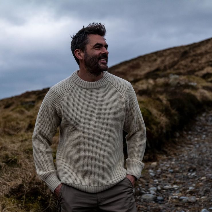 FJÄLLRÄVEN Övik Waffle Knit M, Grey
