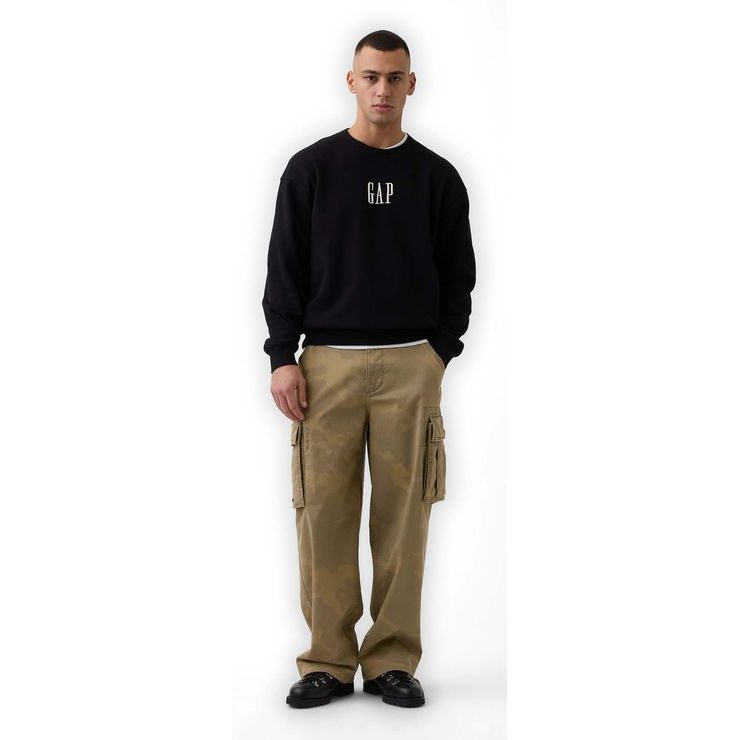 GAP 873445-03 Oversize mikina VintageSoft Černá