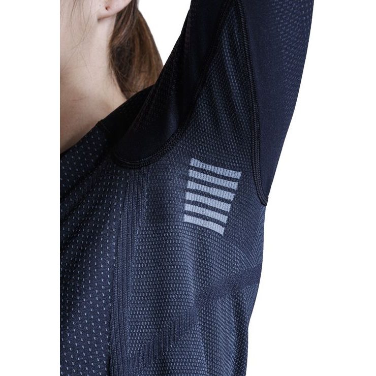 X-BIONIC XCEED RUN SHIRT LS WMN X Black/Rhino Grey