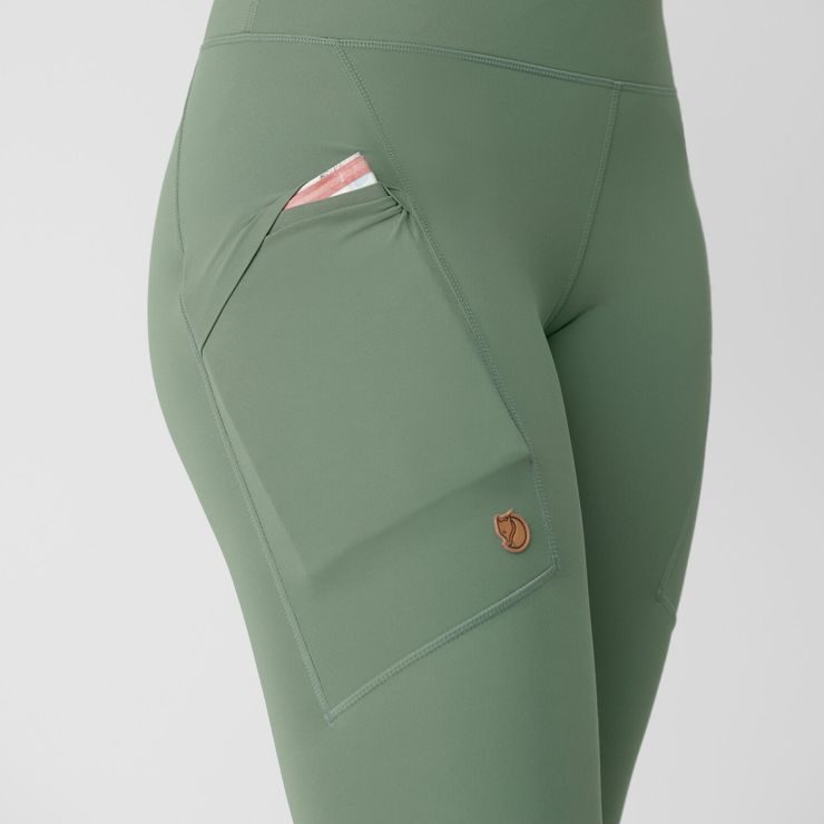 FJÄLLRÄVEN Abisko Tights W, Suede Brown
