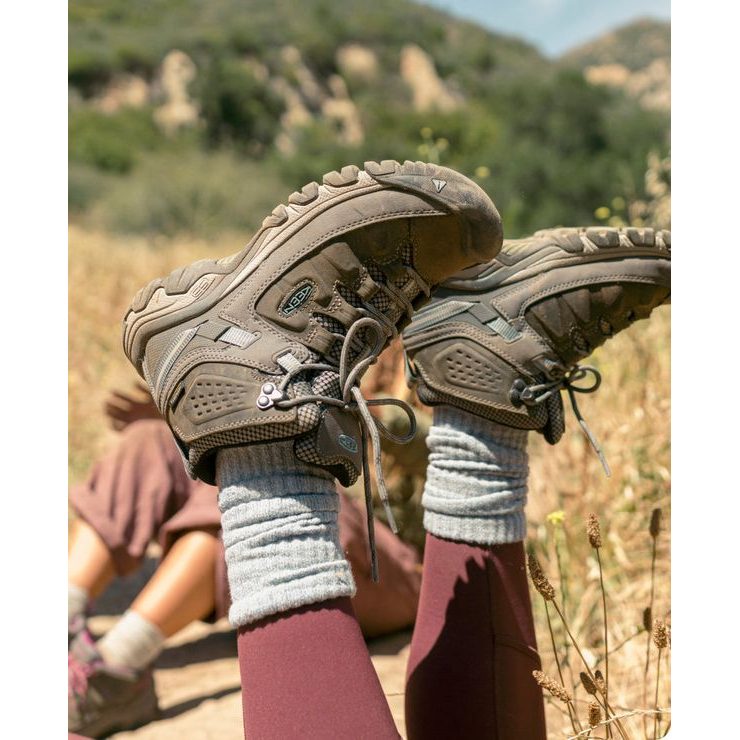 KEEN TARGHEE III MID WP W weiss/boysenberry