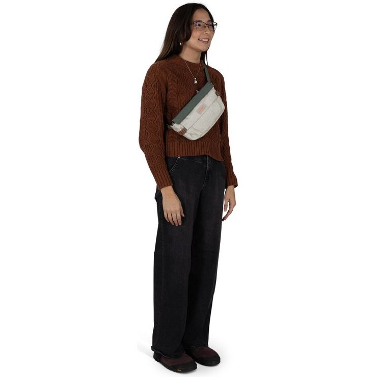 OSPREY ARCANE HIP BAG EARTH moon beige-pine leaf