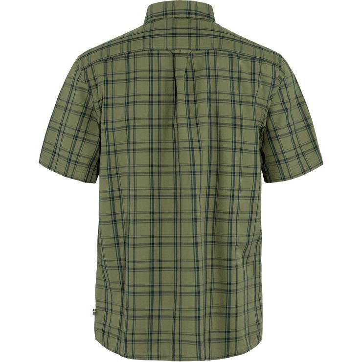 FJÄLLRÄVEN Övik Lite Shirt SS M Green-Dark Navy