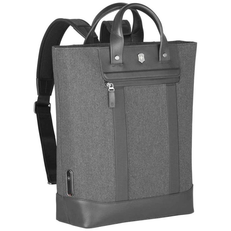 VICTORINOX Architecture Urban2 2-Way Carry Tote 20, Melange Grey / Black